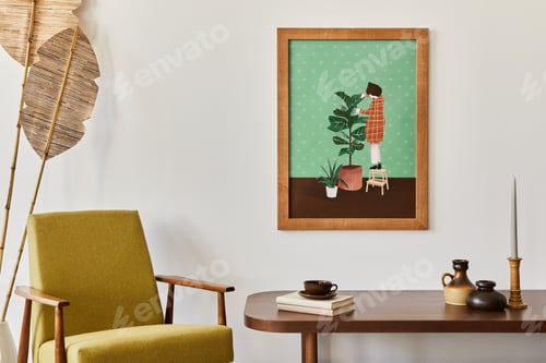 Preview: Vintage concept of living room interior