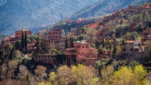 Preview: Explore the beauty of the Atlas Mountains in Morocco with picturesque village views