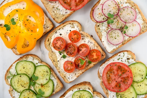 Preview: Healthy vegetarian sandwiches