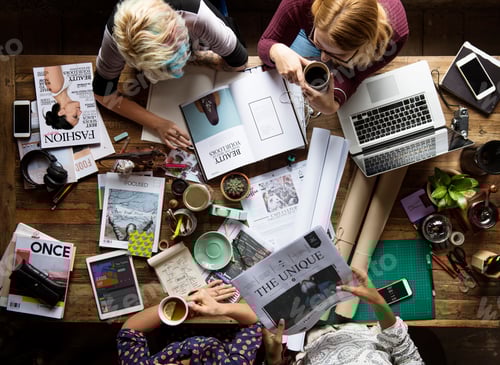 Preview: Business Colleagues Together Teamwork Working Office