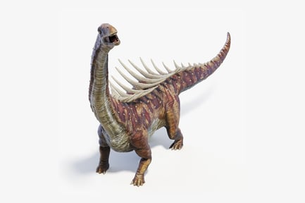 Preview: Animated Agustinia Dinosaur with Spikes