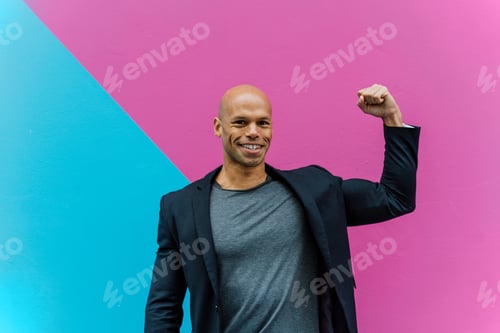 Preview: Young businessman going to work in the morning