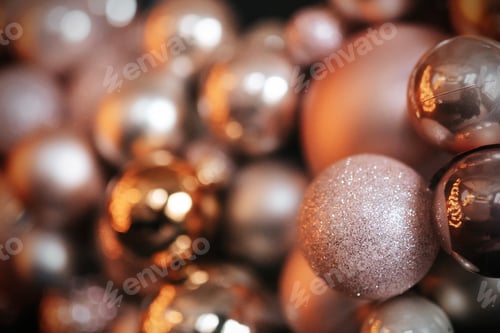 Preview: luxury decorated black gold christmas tree