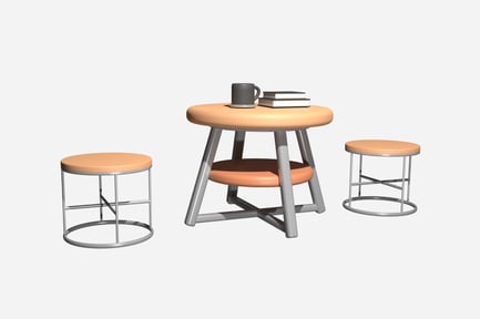 Preview: Coffee Table 3D Illustration