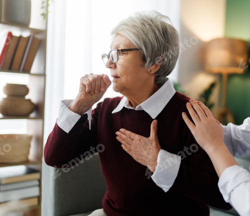 Preview: A woman with a cold