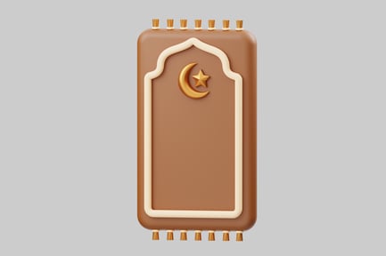 Preview: Eid prayer mat with tassels