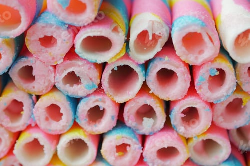 Preview: detail short of wafer roll chocolate