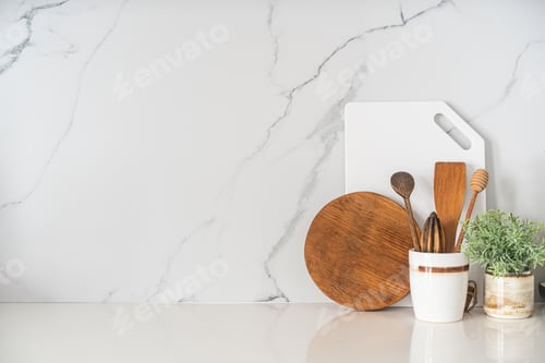 Preview: Kitchen utensils background