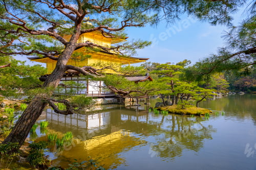Preview: Kyoto, Japan At The Temple Of The Golden Pavilion.