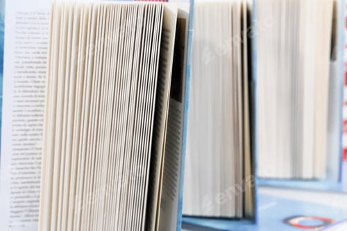 Preview: close-up of the pages of a book