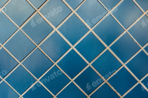 Preview: Close-up of a blue tiled wall, perfect for wallpapers