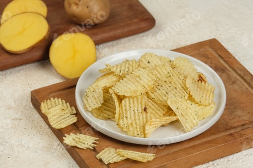 Preview: crispy ridged potato chips