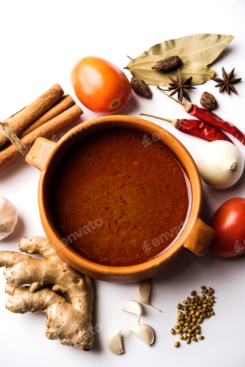 Preview: North Indian basic spicy red Curry