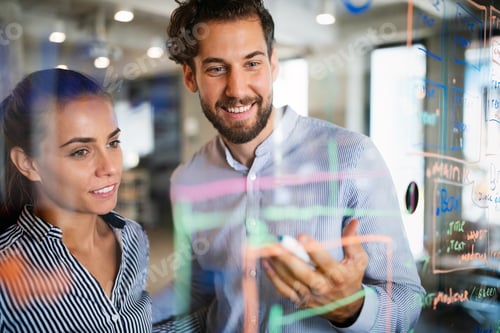 Preview: Software engineers working on project and programming in company