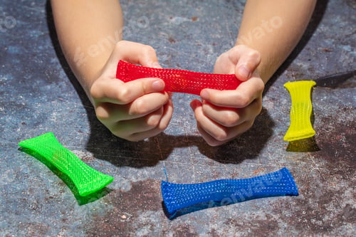 Preview: Fidget Toys Braided Mesh elieves Stress Sensory Toys for Autistic Children