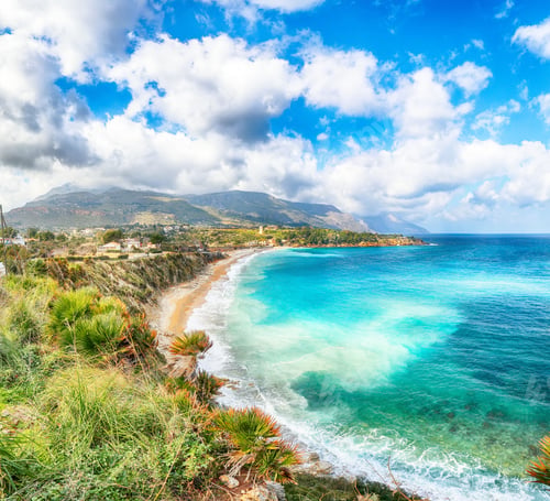 Preview: Spectacular seascape of Guidaloca Beach near Castellammare del Golfo.