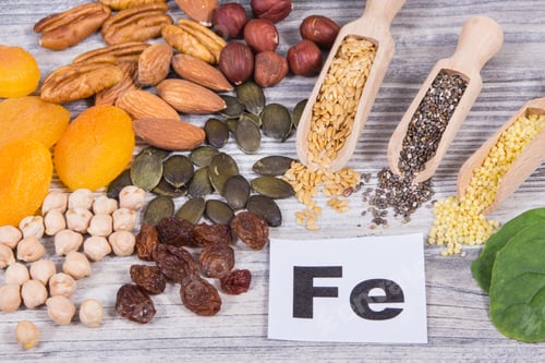 Preview: Ingredients containing natural iron, minerals and vitamins
