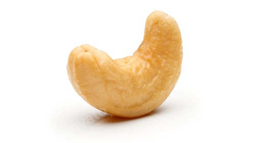 Preview: Delicious Cashew Nuts Isolated. Healthy, Organic Snack with Nutty, Concept for Design