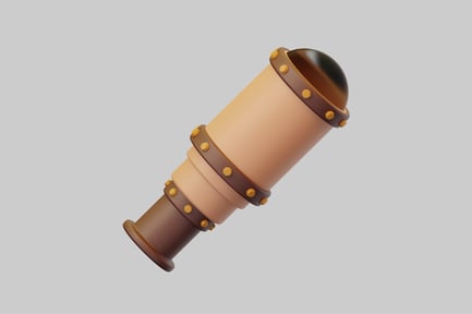 Preview: Antique style spyglass prop