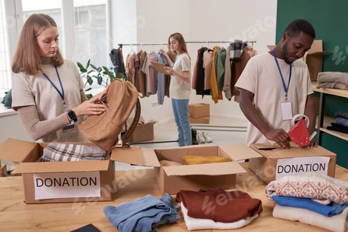 Preview: Volunteering In Clothes Charity
