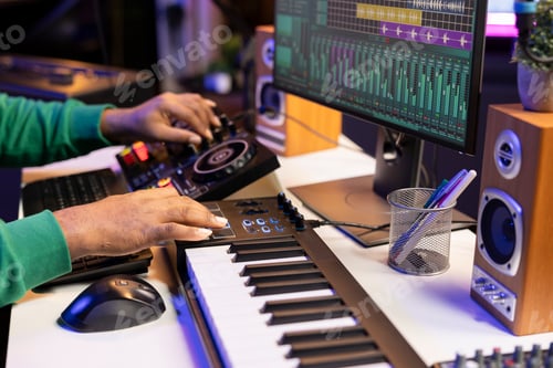 Preview: Music Producer Creates Electronic Music at Studio