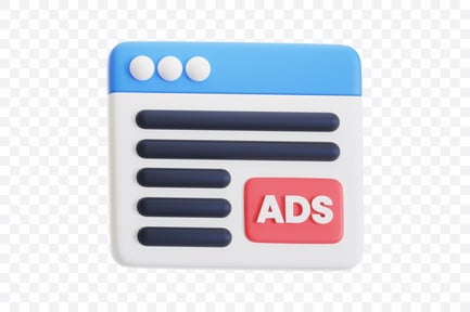 Visualização: Banner de publicidade do site