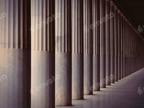 Preview: ancient columns in Greece