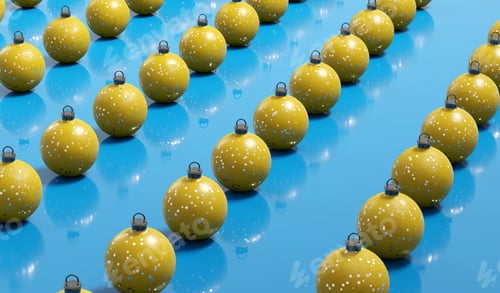 Preview: Christmas balls modern decoration background