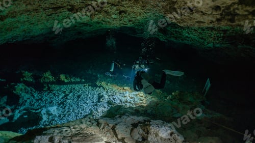 Preview: technical diving in a cenote in mexico.
