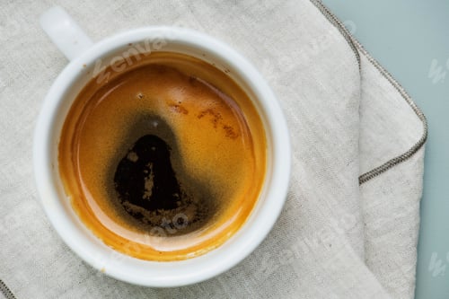 Preview: Aerial view of hot coffee