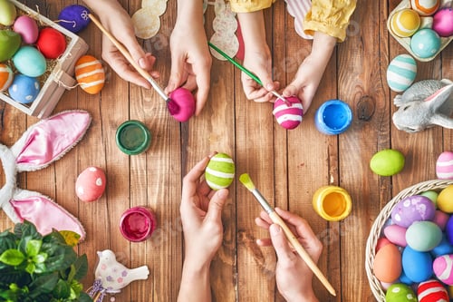 Preview: Family preparing for Easter