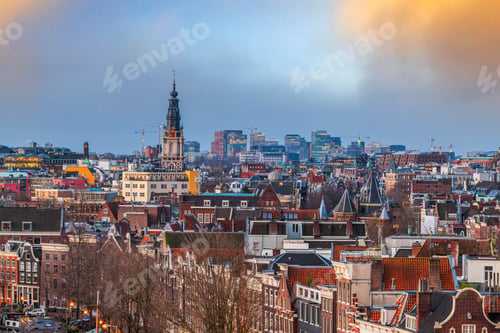 Preview: Amsterdam, Netherlands Cityscape