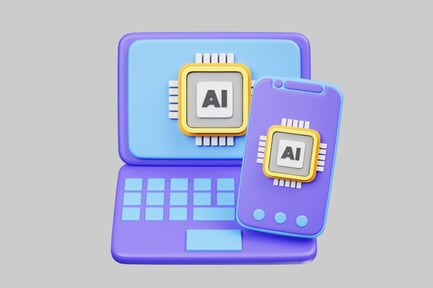 Preview: Laptop and phone with ai chip