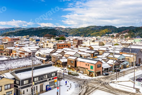 Preview: Wajima, Japan Town Skyline