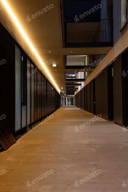 Preview: Hallway of an apartment building. Public space