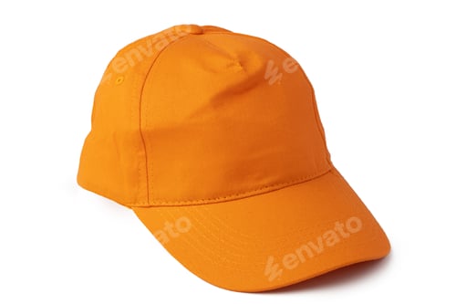 Preview: Yellow Baseball cap isolated on white background