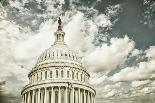 Preview: Cross Processed Image of the US Capitol Building