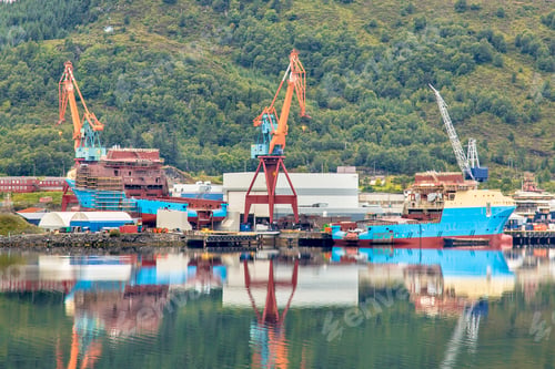 Preview: Modern vessels being built at shipyard