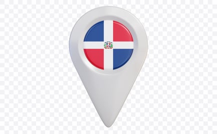Preview: Dominican Republic Location Pin