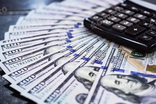Preview: Macro shot of a 100 dollar