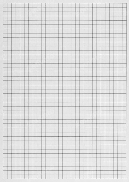 Preview: Checkered Paper Sheet Close-Up Grid on White Background for Study and Math