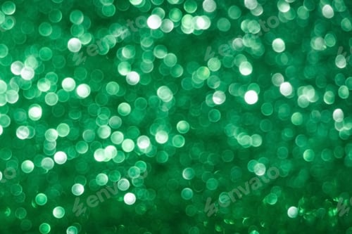 Preview: Shiny green background. Place for text, selective focus.