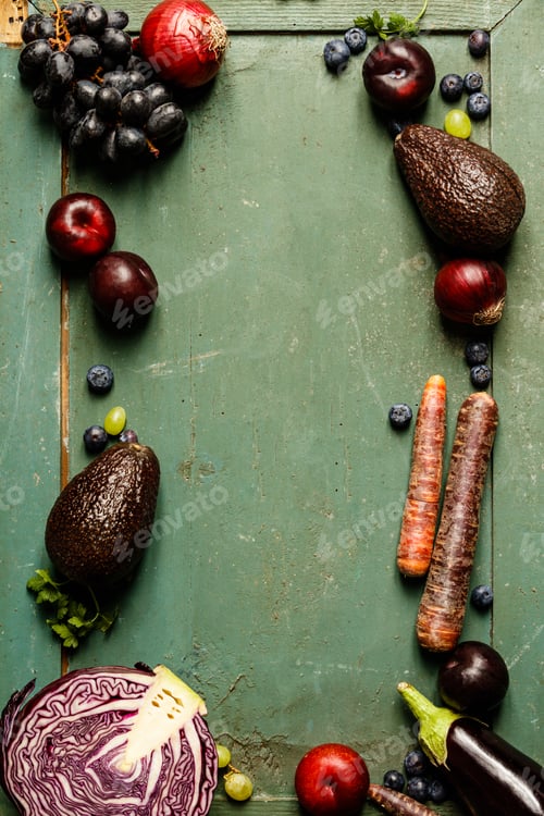 Preview: Healthy fruits and vegetables