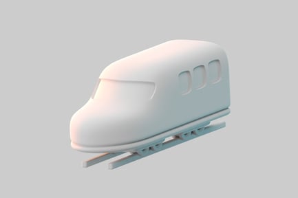 Preview: Futuristic high-speed train