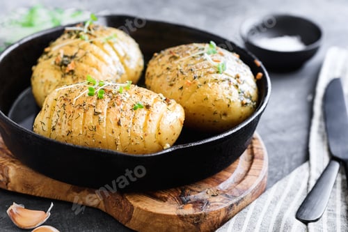 Preview: Close-up of homemade baked potato
