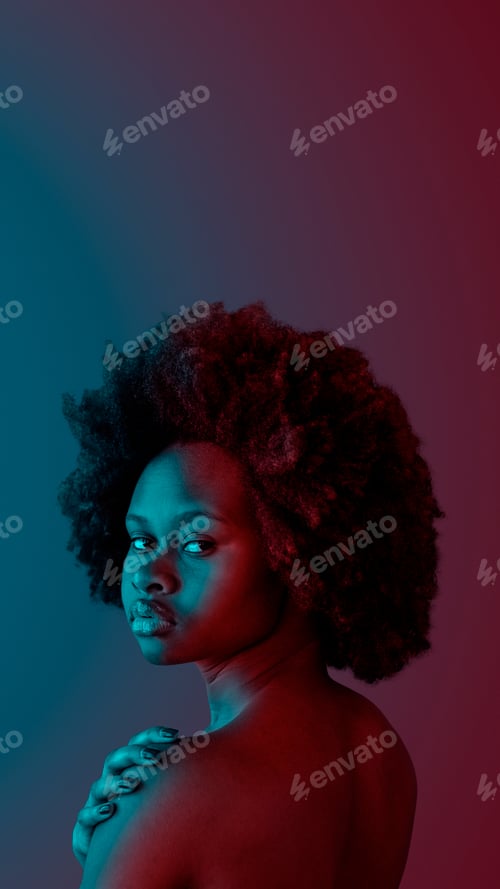 Preview: Black woman portrait