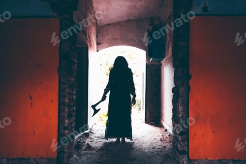 Preview: Scary ghost woman in haunted house