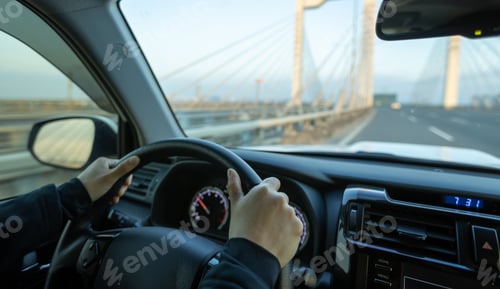 Preview: Driving car on highway in china