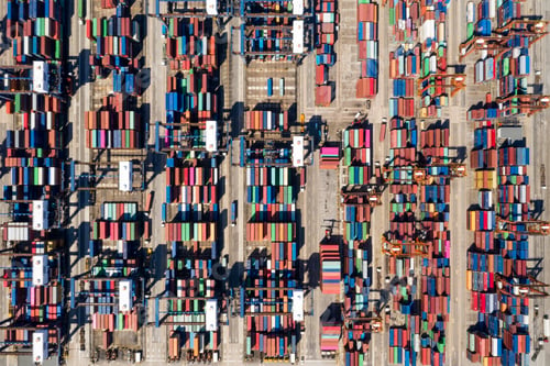Preview: Top view of container