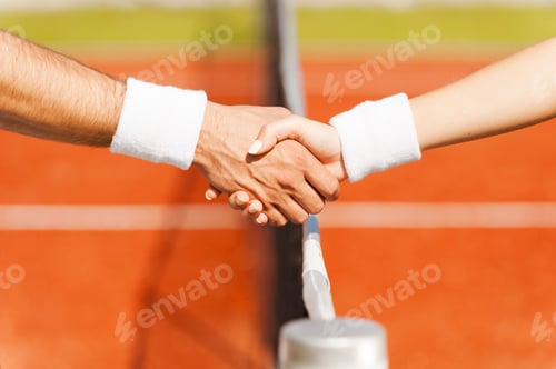 Preview: Shaking hands after good game.